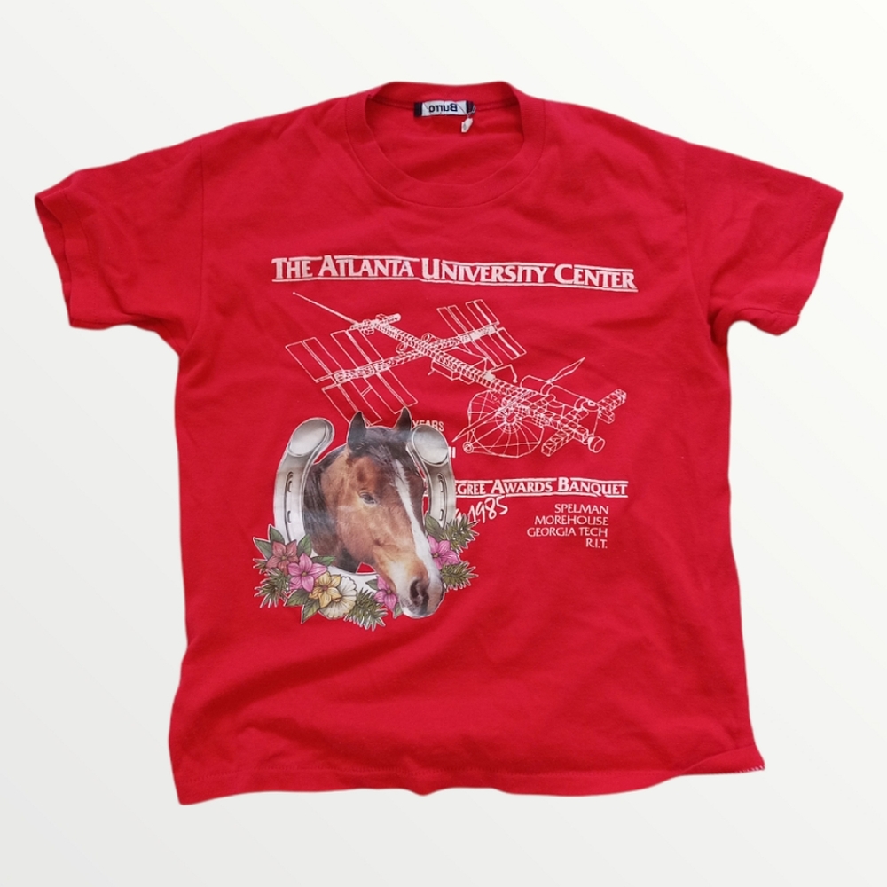 Burro Red Crew Neck Short Sleeve T-Shirt